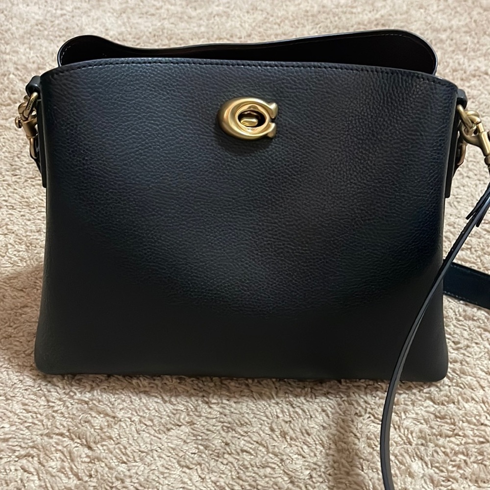 Coach Willow Pebble Leather Shoulder Bag